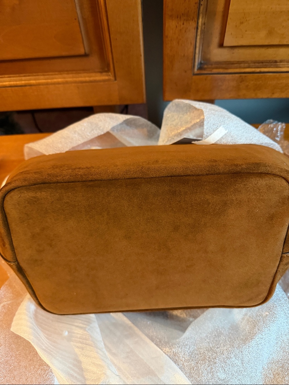 Coach 27 Kisslock Suede Frame Shoulder Bag - Picture 10 of 10